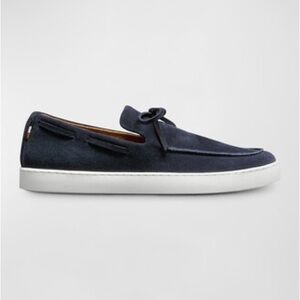 Allen Edmonds Navy Suede Loafer Sneakers size 9.5